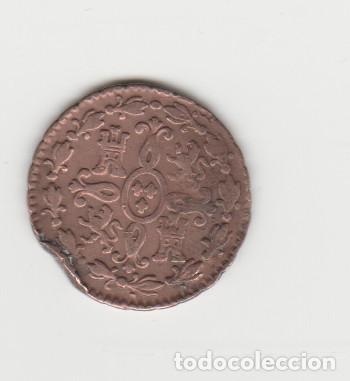 Monedas de Espa&ntilde;a: FERNANDO VII- 2 MARAVEDIS-1827-SEGOVIA - Foto 2