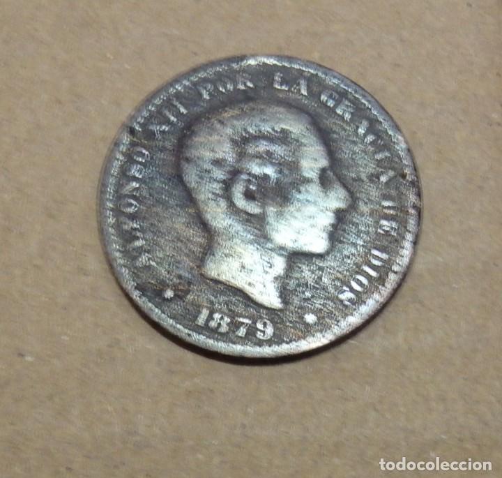 Monedas de Espa&ntilde;a: 5 C&Eacute;NTIMOS 1879 ALFONSO XII - Foto 1