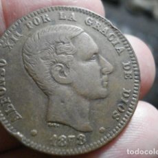 Monedas de España: CURIOSA MONEDA FALSA DE EPOCA 10 CENTIMOS ALFONSO XII AÑO 1878 - EXCELENTE FACTURA - MIRA OTRAS. Lote 189602286