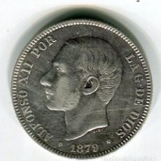 Monedas de España: DOS (2) PESETAS ALFONSO XII 1879 *18 *79. Lote 52008634