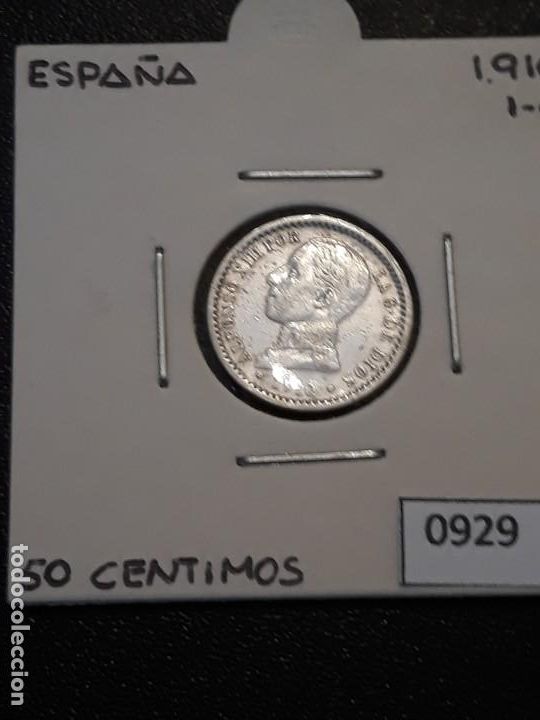 Monedas de Espa&ntilde;a: Espa&ntilde;a 50 c&eacute;ntimos 1910 estrella 1-0 - Foto 1