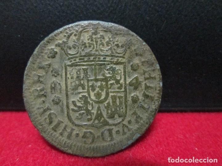 Monedas de Espa&ntilde;a: 4 MARAVEDIS FELIPE V CECA SEGOVIA - Foto 1