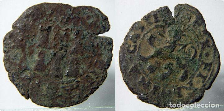 Monedas de Espa&ntilde;a: MONEDA DE LOS REYES CATOLICOS 2 MARAVEDIS - Foto 1