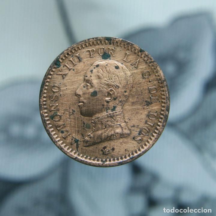 Monedas de Espa&ntilde;a: 2 c&eacute;ntimos de Alfonso XIII,de 1911. - Foto 1
