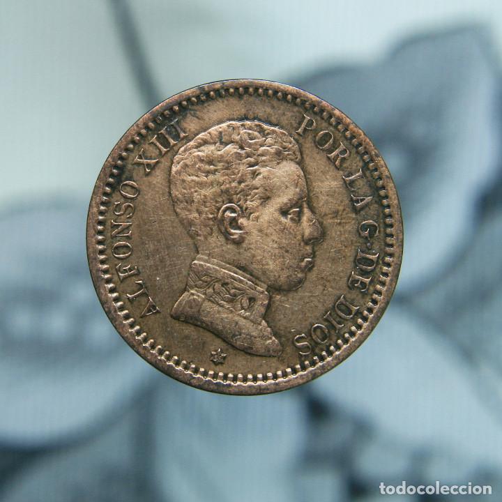 Monedas de Espa&ntilde;a: 2 c&eacute;ntimos de Alfonso XIII,de 1905. - Foto 1