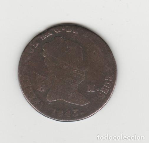 Monedas de Espa&ntilde;a: ISABEL II- 8 MARAVEDIS-1843- - Foto 1