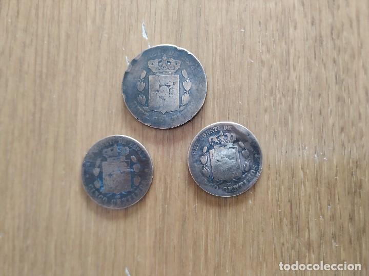 Monedas de Espa&ntilde;a: Lote monedas de 5 y 10 c&eacute;ntimos. 1877 y 1878 - Foto 2