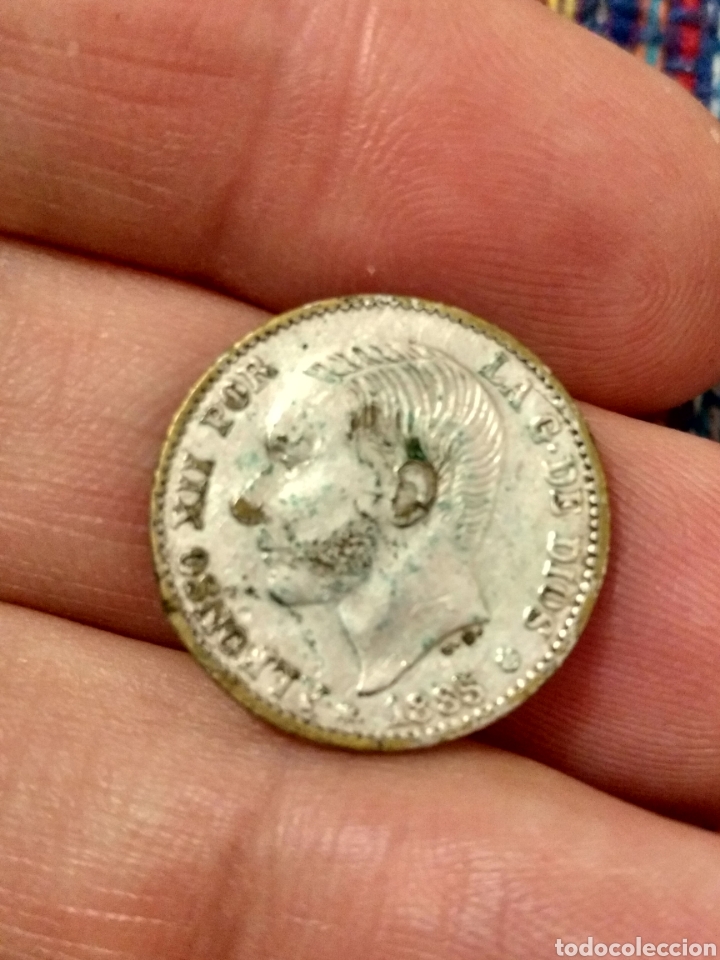 Monedas de Espa&ntilde;a: E- 50 C&Eacute;NTIMOS 1885 FALSOS DE &Eacute;POCA - Foto 1