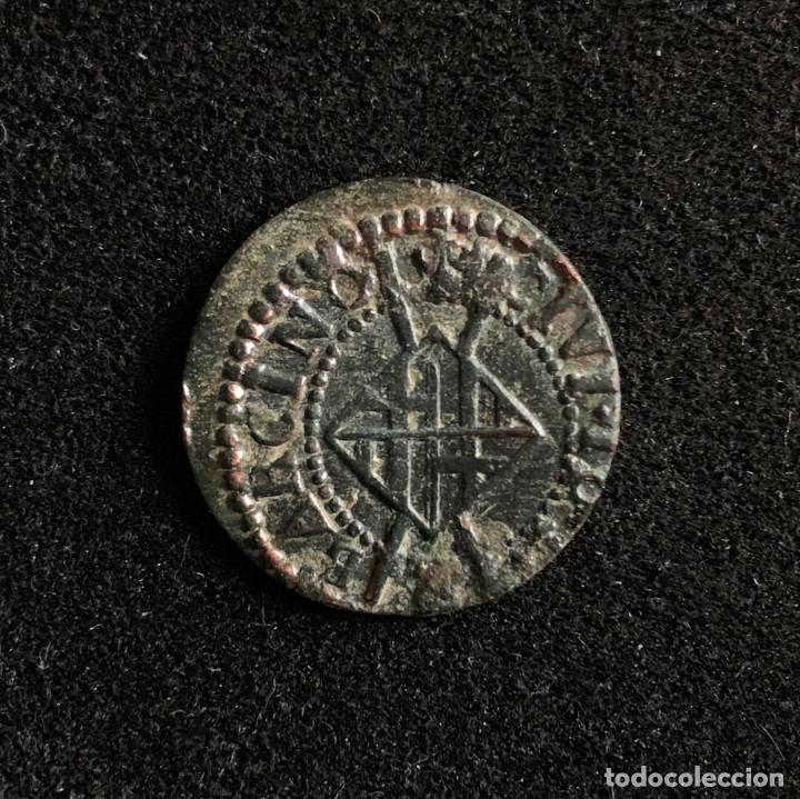 Monedas de Espa&ntilde;a: MONEDA BARCINO LUIS XIV. - Foto 2