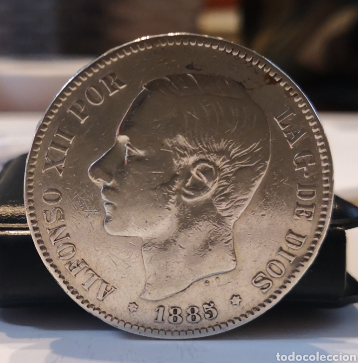 Monedas de Espa&ntilde;a: 5 pesetas ALFONSO XII 1885 MS-M - Foto 1
