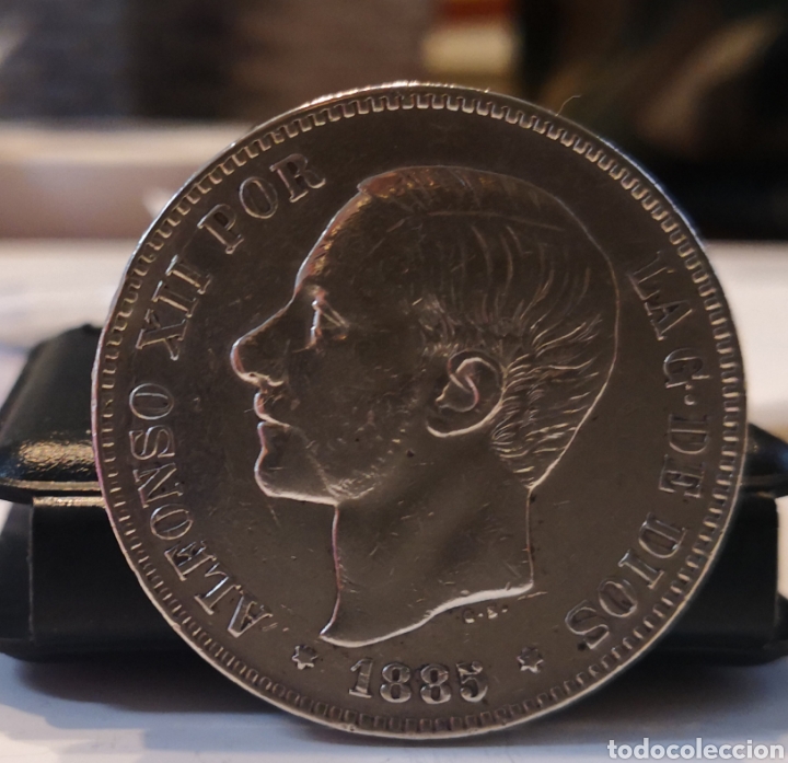 Monedas de Espa&ntilde;a: 5 pesetas ALFONSO XII 1885 MS-M - Foto 1