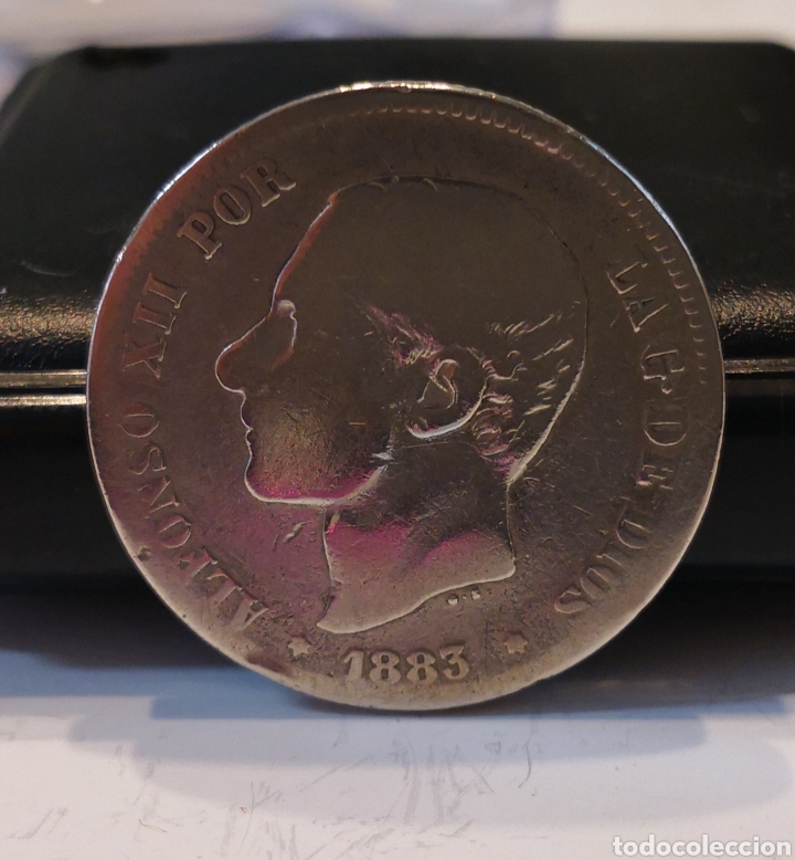 Monedas de Espa&ntilde;a: 2 pesetas ALFONSO XII 1883 MS-M - Foto 1