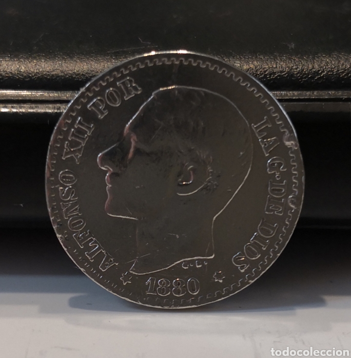 Monedas de Espa&ntilde;a: 50 c&eacute;ntimos 1880 ALFONSO XII MS-M - Foto 1