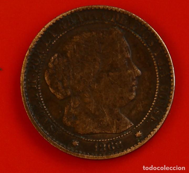 Monedas de Espa&ntilde;a: Isabel II: 1 Cto. de Escudo de 1868 de Sevilla. MBC - Foto 1