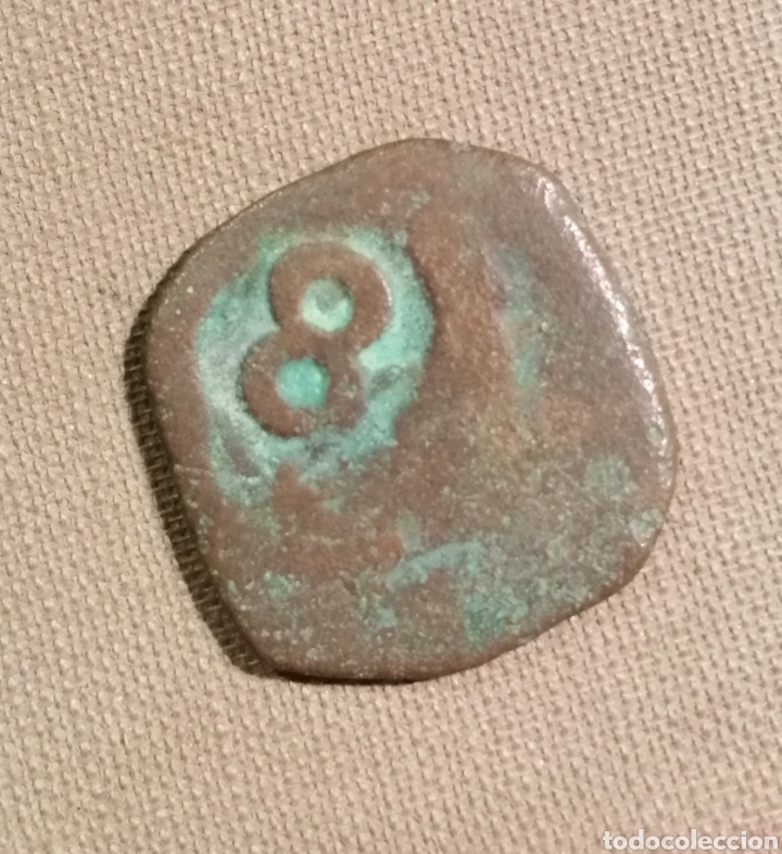 Monedas de Espa&ntilde;a: Moneda medieval? 8m cobre o bronce - Foto 2