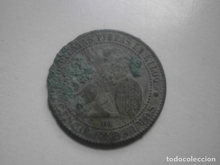 Monedas de Espa&ntilde;a: MONEDA DE 5 CENTIMOS 1870 (38) - Foto 2