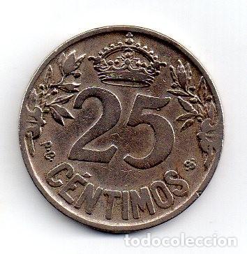 Monedas de Espa&ntilde;a: 25 CENTIMOS ESPA&Ntilde;A 1925 - Foto 2