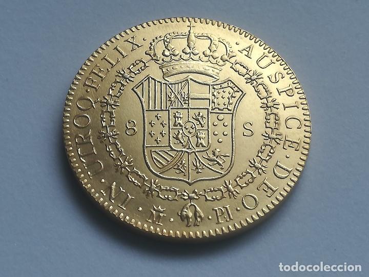 Réplica Moneda 1773 8 Escudos Rey Carlos Iii Comprar Monedas De Reyes Católicos A Fernando 4769