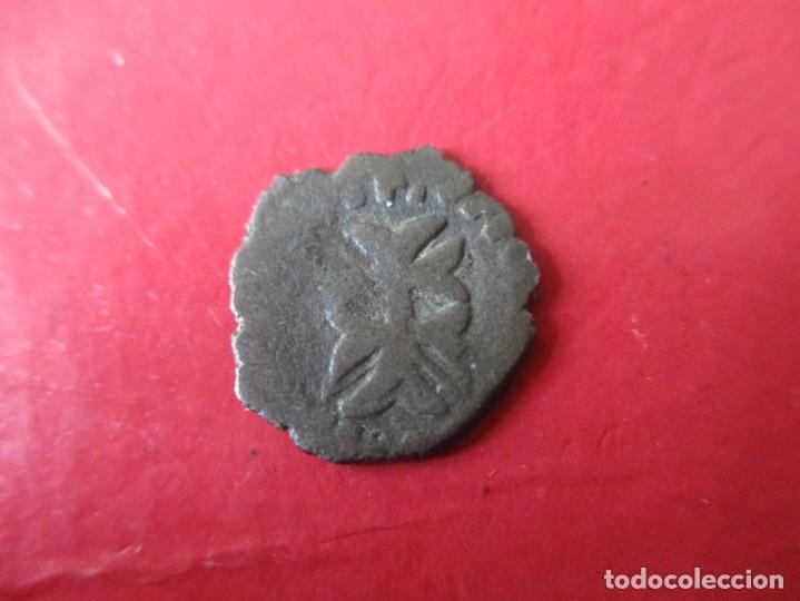Monedas de Espa&ntilde;a: Carlos II. dinero. Aragon - Foto 2