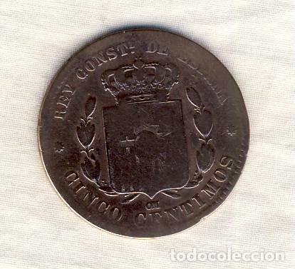 Monedas de Espa&ntilde;a: 5 C&Eacute;NTIMOS DE ALFONSO XII.- 1878.- (1) - Foto 2