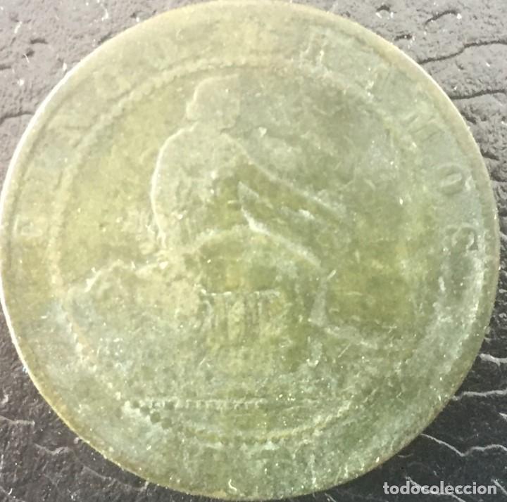 Monedas de Espa&ntilde;a: 5 CENTIMOS GOBIERNO PROVISIONAL 1870 - Foto 1