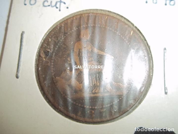 Monedas de Espa&ntilde;a: ESPA&Ntilde;A 1870. 10 CENTIMOS GOBIERNO PROVISIONAL - Foto 1