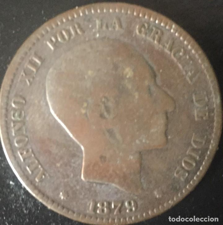 Monedas de Espa&ntilde;a: 10 CENTIMOS ALFONSO XII 1879 - Foto 1