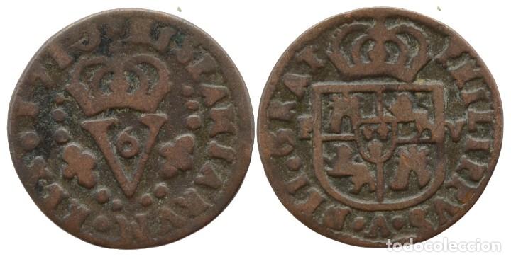 Monedas de Espa&ntilde;a: 1 SEISENO 1710 VALENCIA - Foto 1