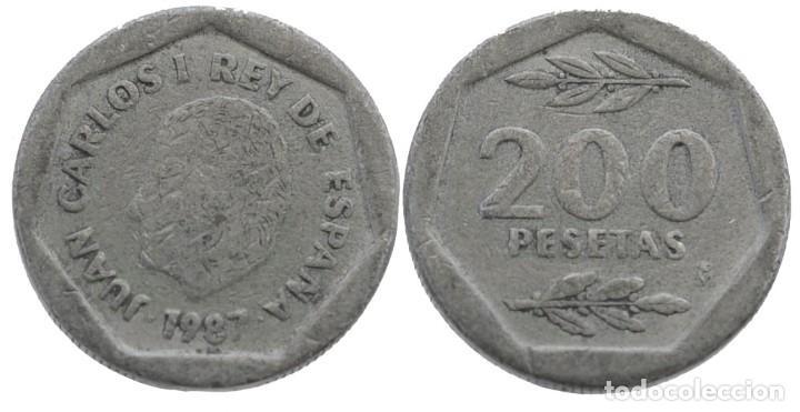 Monedas de Espa&ntilde;a: 200 PESETAS 1987 - FALSA DE EPOCA -
