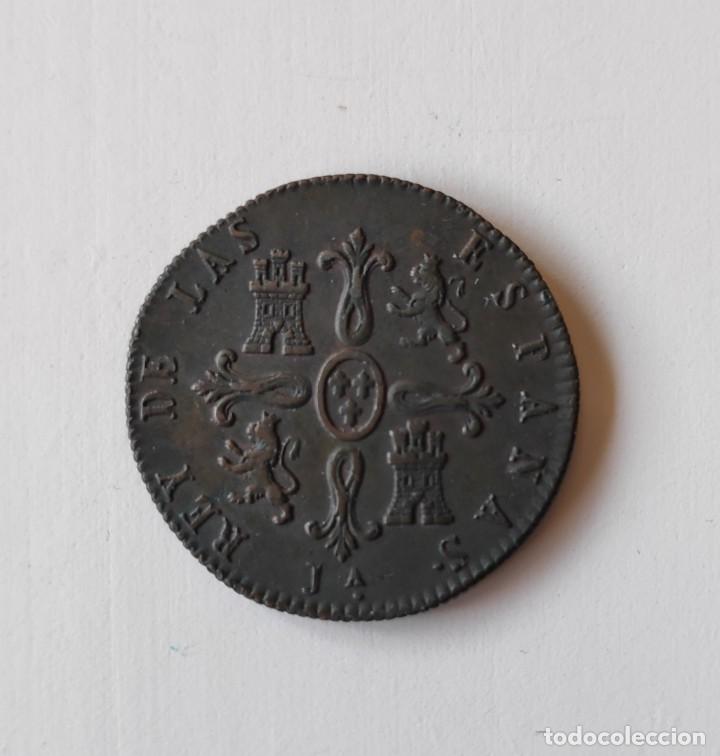 Monedas de Espa&ntilde;a: Moneda 8 Maraved&iacute;s Isabel II 1837 - Foto 2