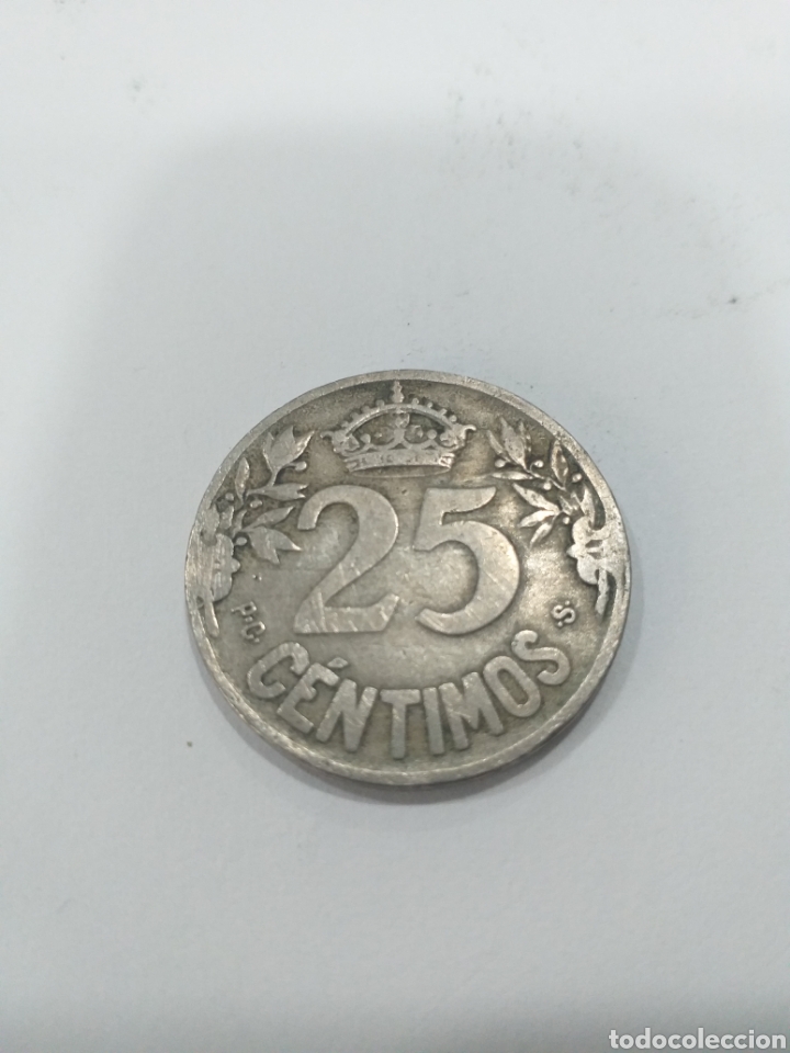 Monedas de Espa&ntilde;a: Espa&ntilde;a 25 centimos 1925 - Foto 2