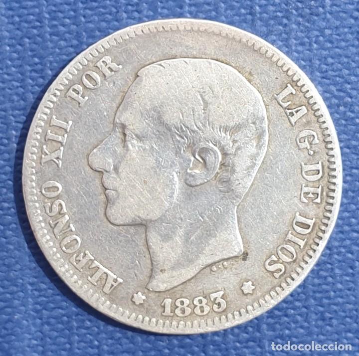 Monedas de Espa&ntilde;a: 2 PESETAS DE ALFONSO XII A&Ntilde;O 1883 E83 MSM - Foto 1