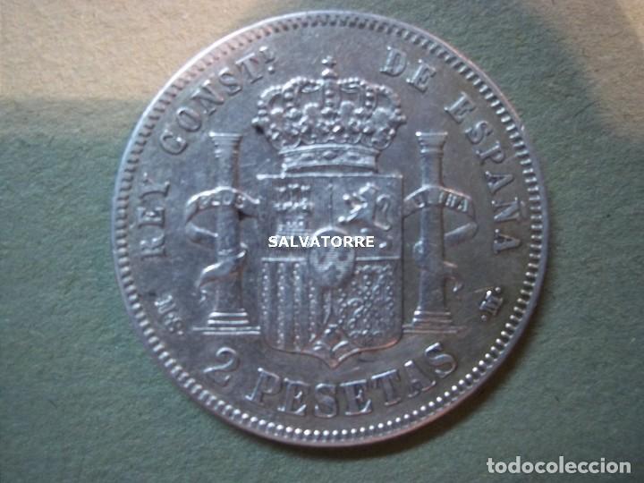 Monedas de Espa&ntilde;a: ALFONSO XII. 2 PESETAS. 1882 - Foto 1