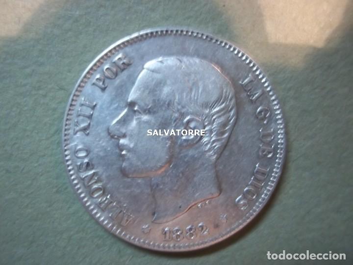 Monedas de Espa&ntilde;a: ALFONSO XII. 2 PESETAS. 1882 - Foto 2