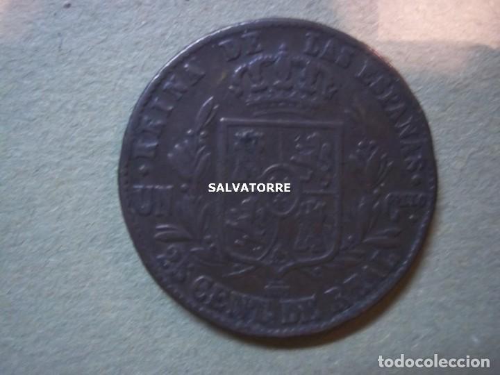 Monedas de Espa&ntilde;a: ISABEL II 1856. 25 CENTIMOS DE REAL. SEGOVIA - Foto 1