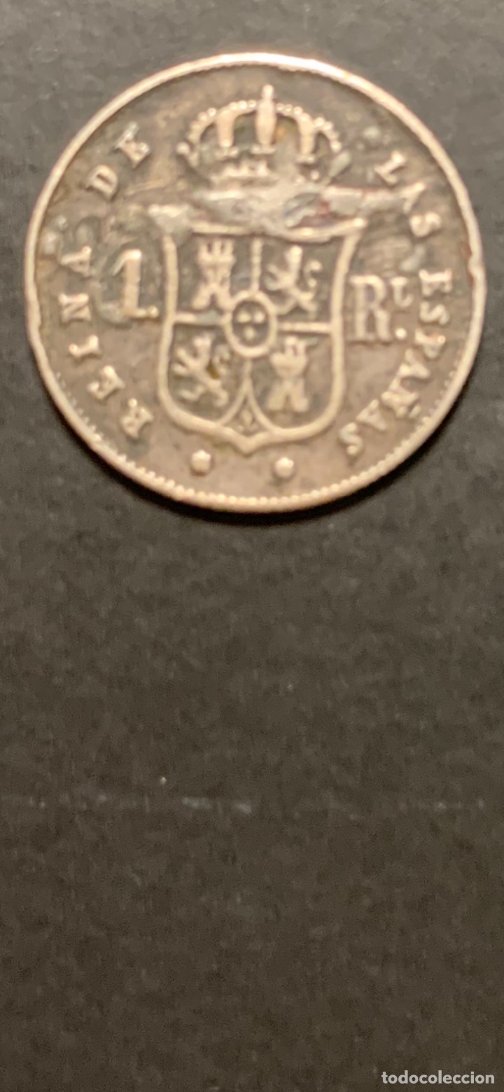 Monedas de Espa&ntilde;a: 1 Real 1852. Isabel II - Foto 2