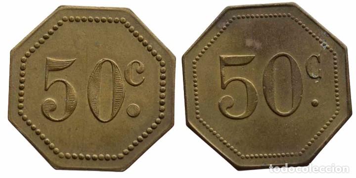 M&uuml;nzen von Spanien: FICHA 50 CENTIMOS