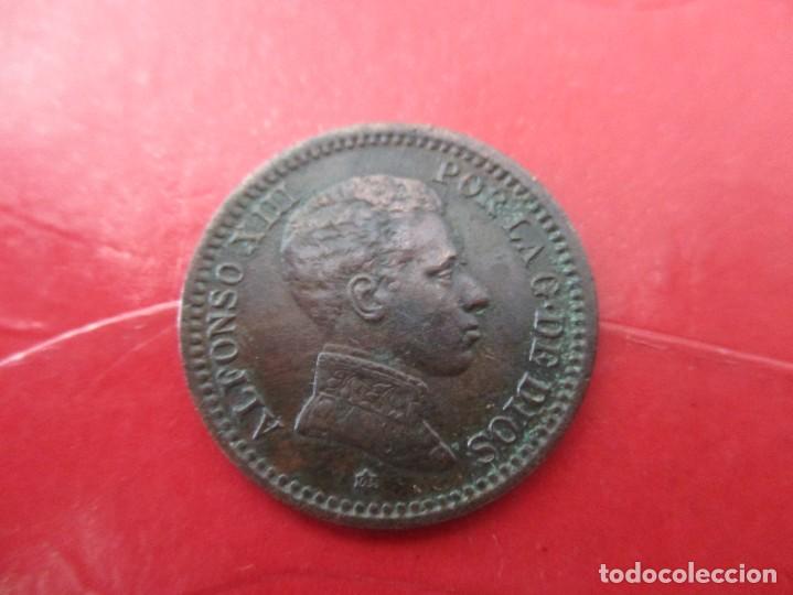 Monedas de Espa&ntilde;a: Alfonso XIII. moneda de 2 centimos. 1905 - Foto 2