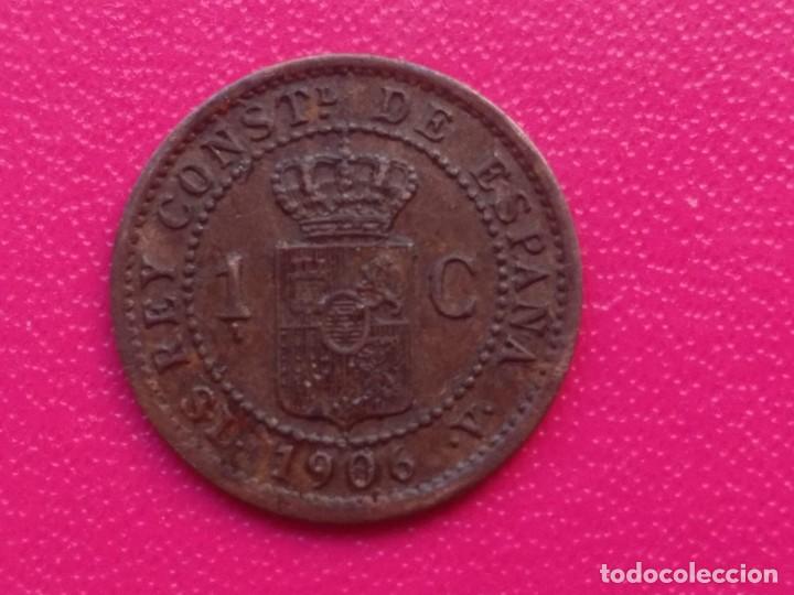 Monedas de Espa&ntilde;a: 1 Y 2 CENTIMOS ALFONSO XIII. 1904 Y 1912 - Foto 3