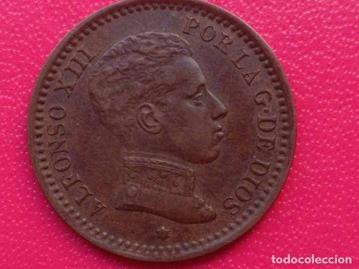 Monedas de Espa&ntilde;a: 1 Y 2 CENTIMOS ALFONSO XIII. 1904 Y 1912 - Foto 4