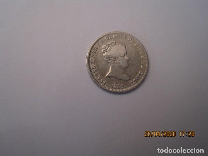 Monedas de Espa&ntilde;a: Isabel 2&ordf;-1 Real 1850-Sevilla RD - Foto 1
