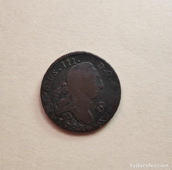 Monedas de Espa&ntilde;a: Moneda de 8 Maraved&iacute;s 1788 Carlos III - Foto 1
