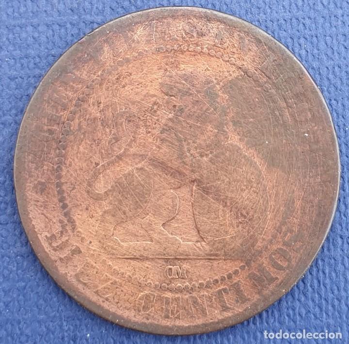 Monedas de Espa&ntilde;a: 10 C&Eacute;NTIMOS 1870 - GOBIERNO PROVISIONAL LOTE 2 - Foto 2