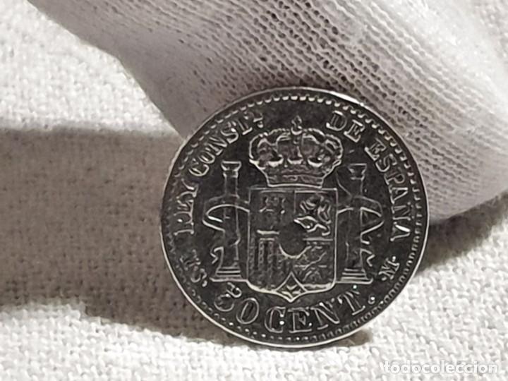 Monedas de Espa&ntilde;a: 50 c&eacute;ntimos 1880 - plata 835 - MBC/VF - Foto 1