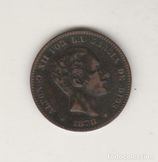 Monedas de Espa&ntilde;a: ALFONSO XII- 10 CENTIMOS- 1878-OM - Foto 1
