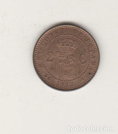 Monedas de Espa&ntilde;a: ALFONSO XIII- 2 CENTIMOS- 1912*12 PCV-SC - Foto 2