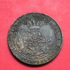 Monedas de España: ISABEL II 2 1/2 CENTIMOS 1867 OM SEVILLA. Lote 202003402