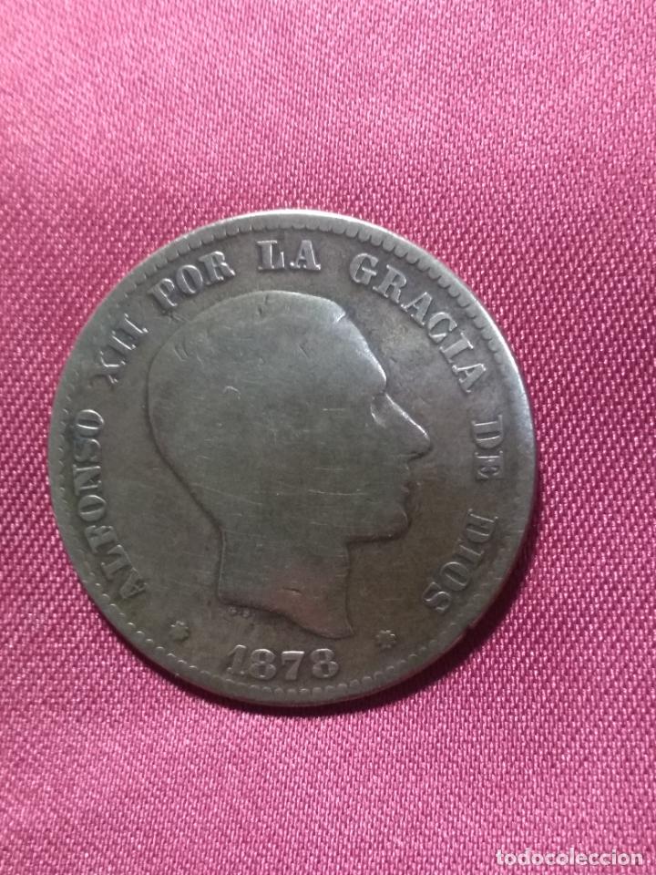 Monedas de Espa&ntilde;a: MONEDA . 10 C&Eacute;NTIMOS. ALFONSO XII. 1878 - Foto 1