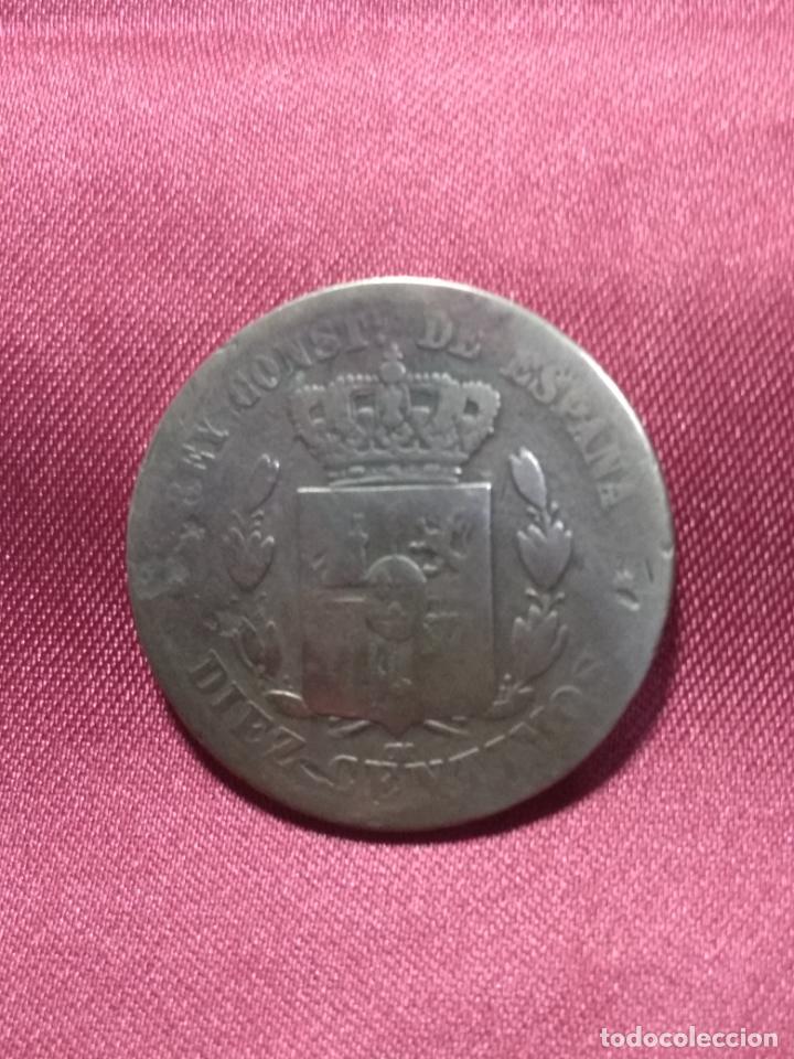 Monedas de Espa&ntilde;a: MONEDA . 10 C&Eacute;NTIMOS. ALFONSO XII. 1878 - Foto 2