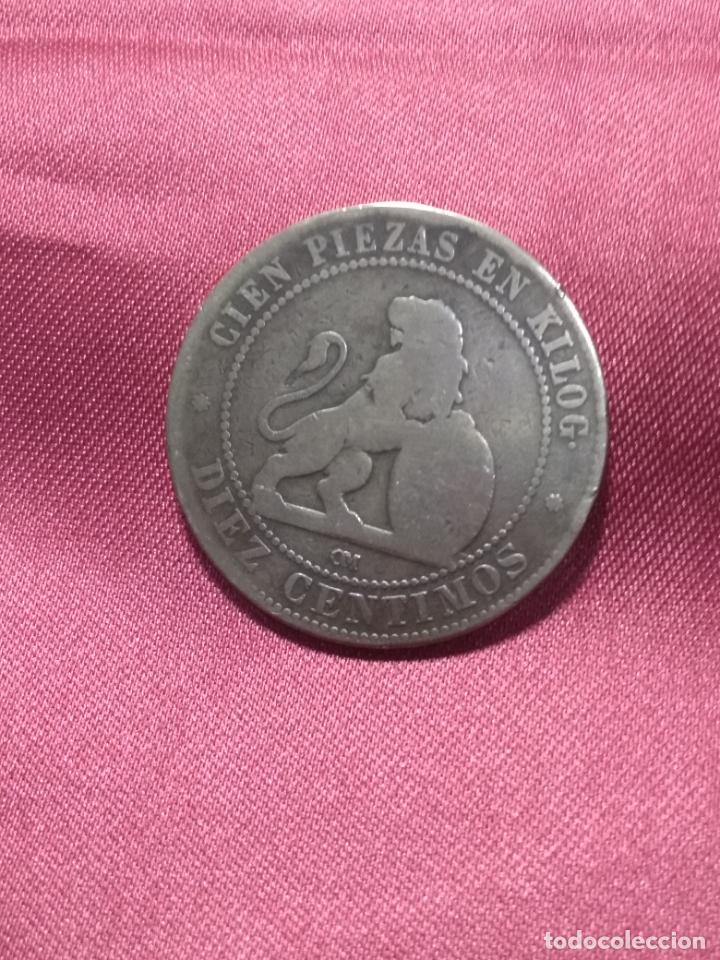 Monedas de Espa&ntilde;a: MONEDA . 10 C&Eacute;NTIMOS. GOBIERNO PROVISIONAL. 1870 - Foto 1